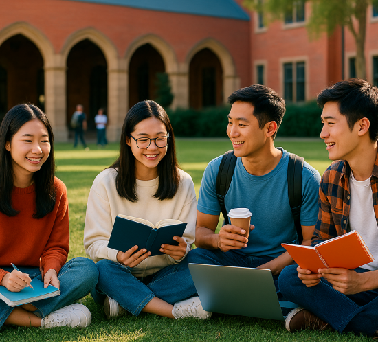 Chinese students in Uni