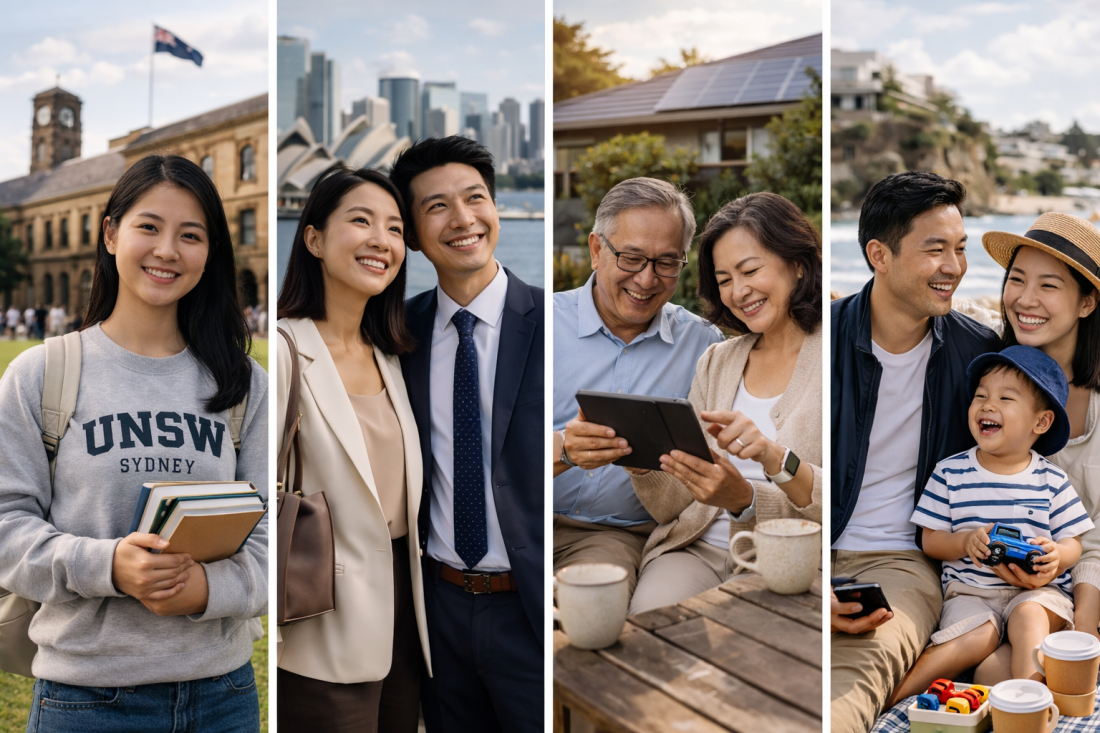 Multiple buyer profiles, diverse Chinese buyers