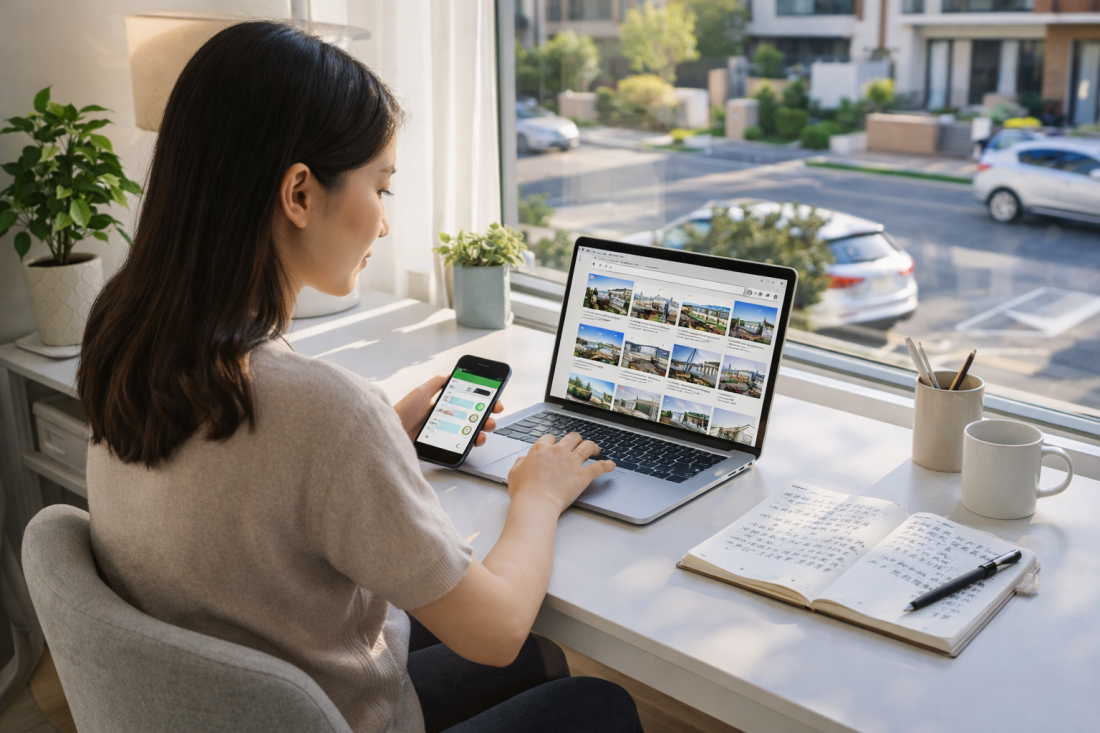 Property search online, Chinese buyer research