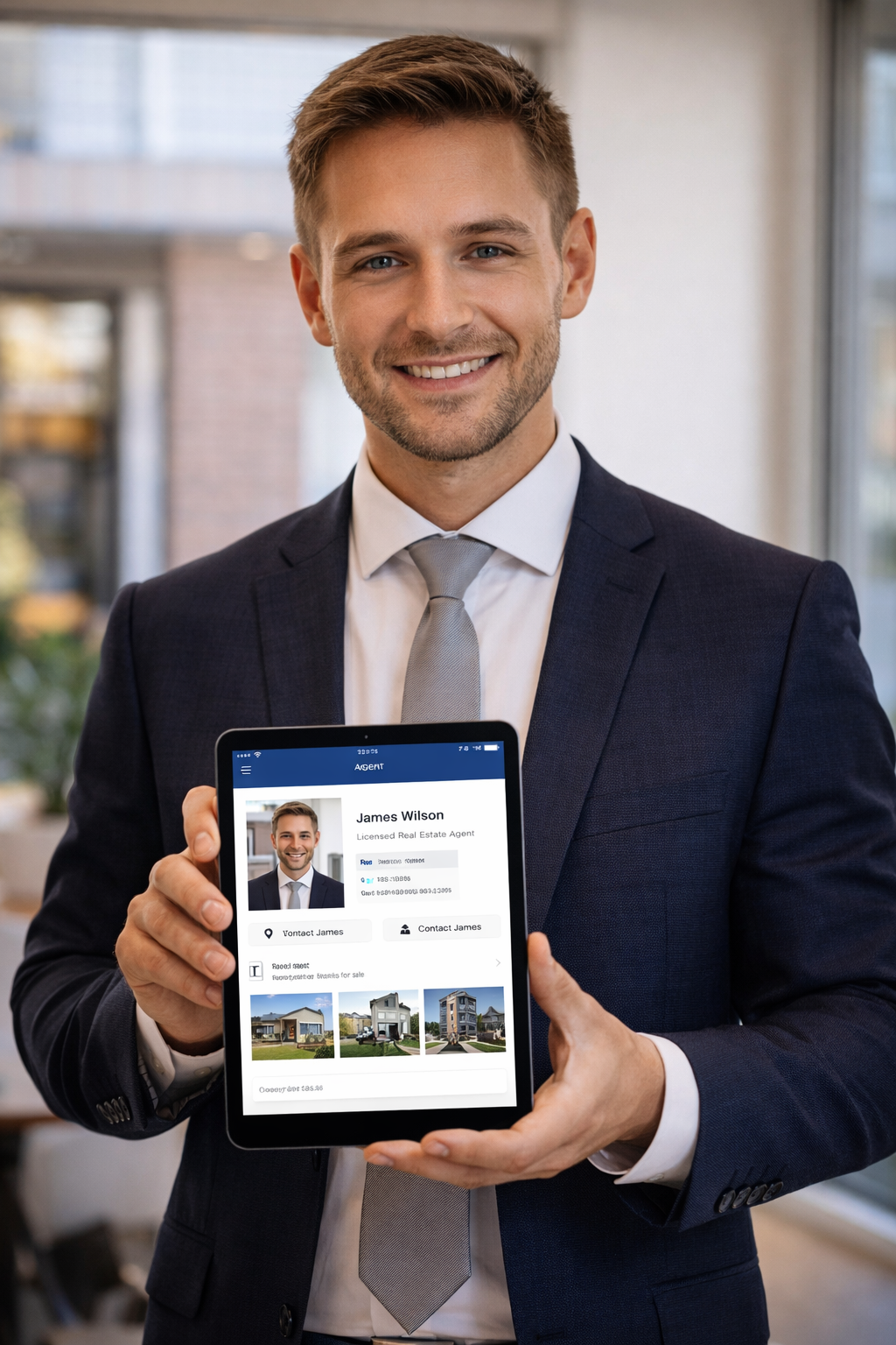 Agent profile photo, trust, professional credibility
