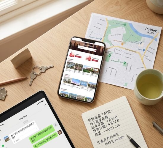 Buyer journey, research tools, flat lay storytelling