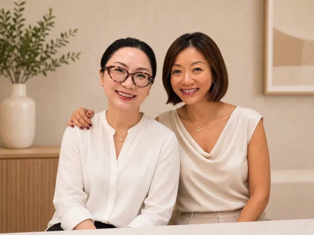 Esther and Ivy, co-founders of ACproperty
